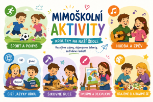 Mimoškolní aktivity (kroužky) ve školním roce 2025-2026