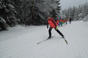 Závěrečný pozdrav z lyžařského výcviku, 4. ročník Horní Malá Úpa 1